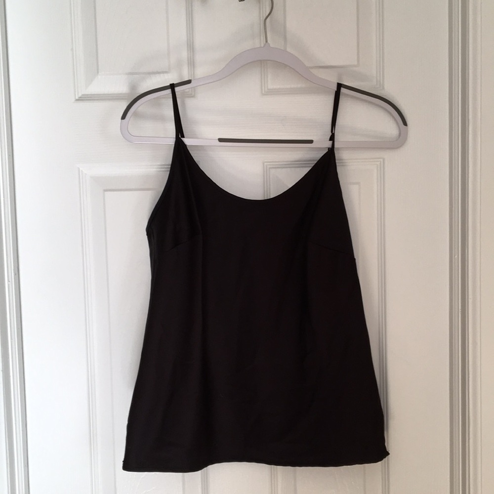 vintage silky black cami